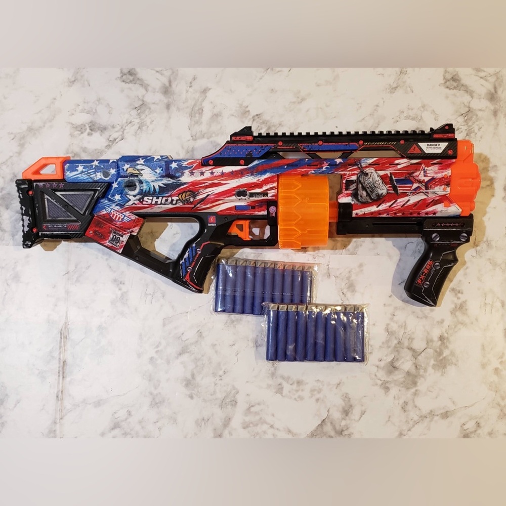 1 X Shot Skins last stand Dart Blaster 14 darts